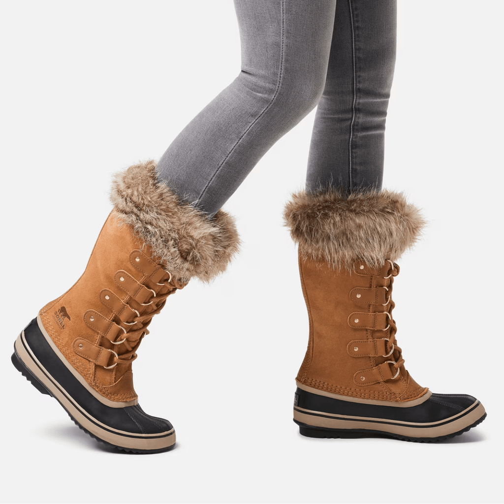Sorel Women's Joan of Arctic Waterproof Boot in Camel Brown/Black