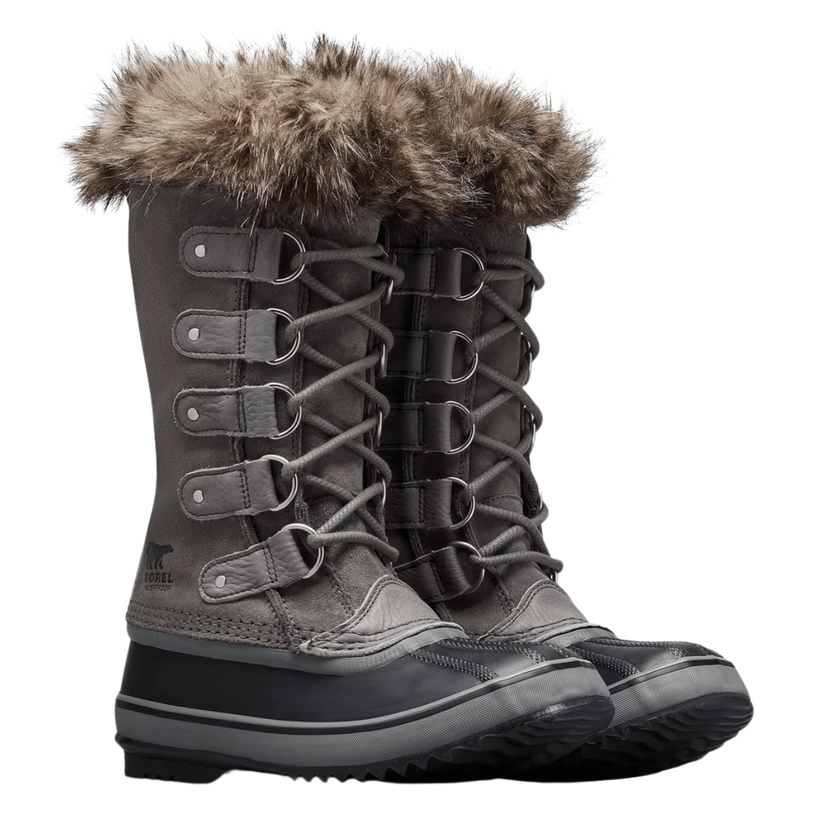 Sorel Women's Joan of Arctic Waterproof Boot in Quarry/Black