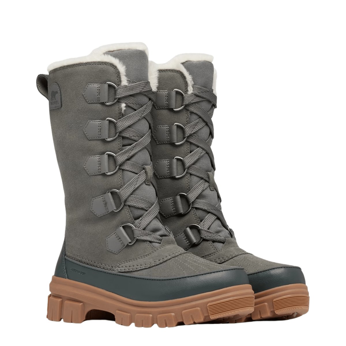 Sorel Women's Tivoli V Tall Waterproof Boot in Quarry/Grill
