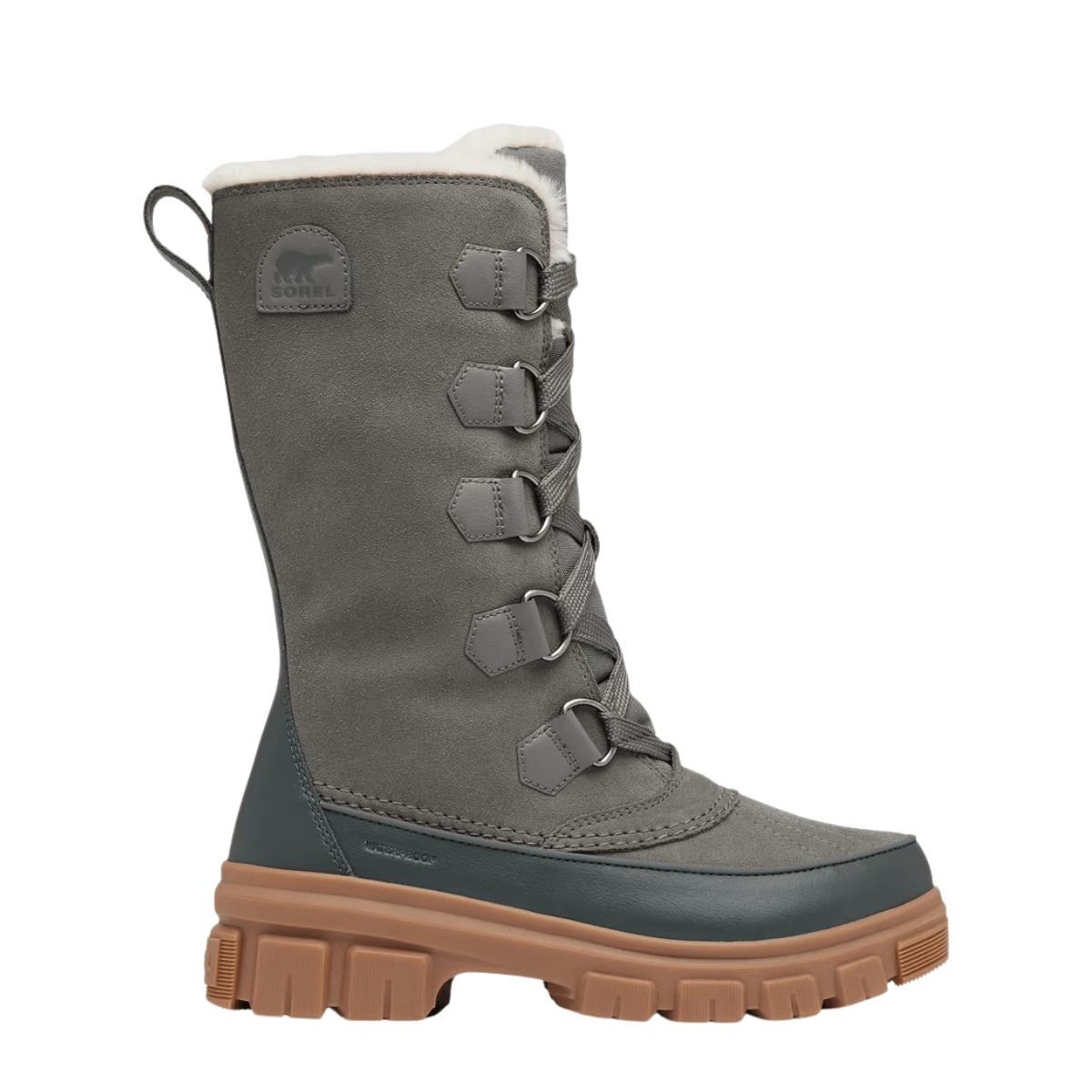 Sorel Women's Tivoli V Tall Waterproof Boot in Quarry/Grill