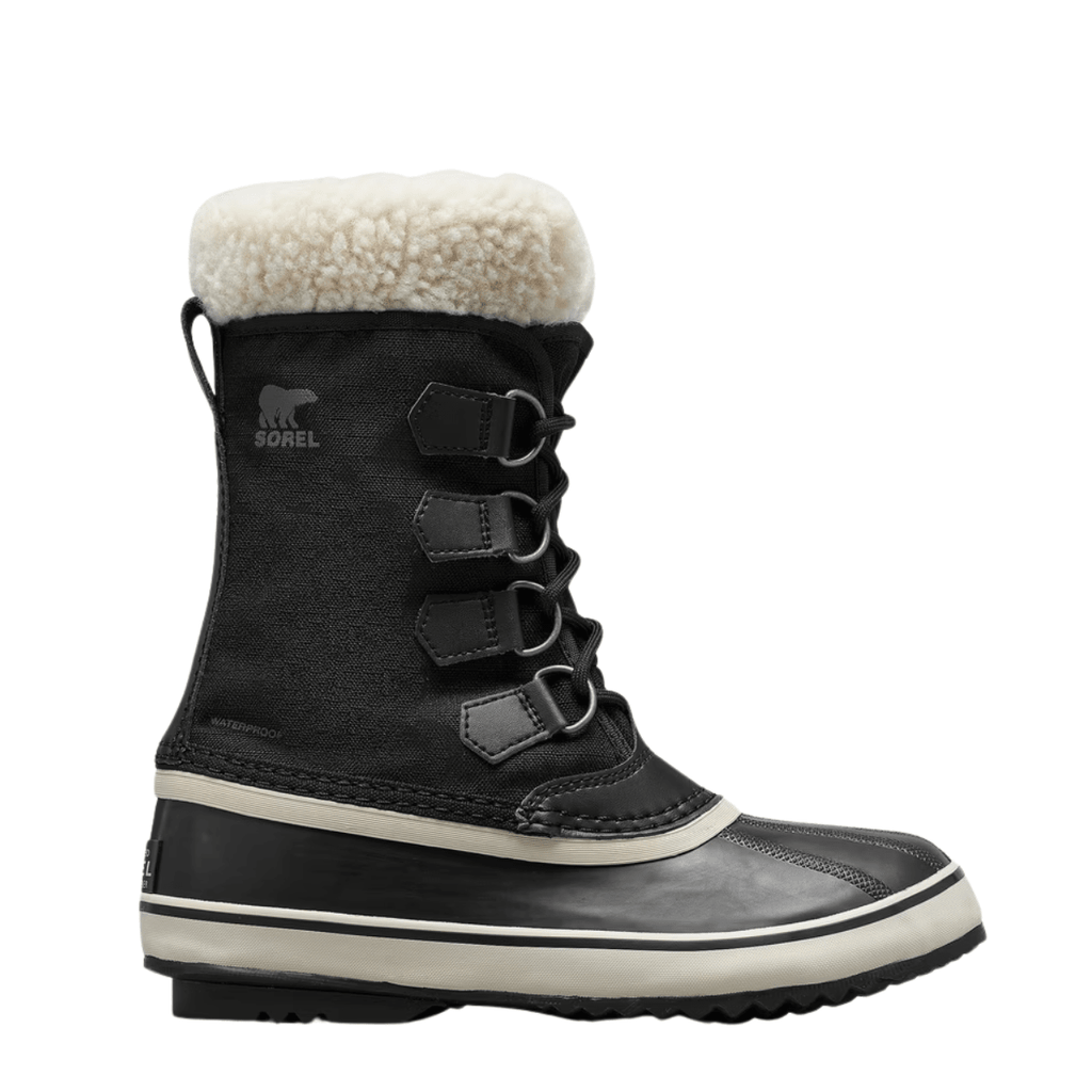 Sorel Women's Winter Carnival Waterproof Boot in Black/Stone