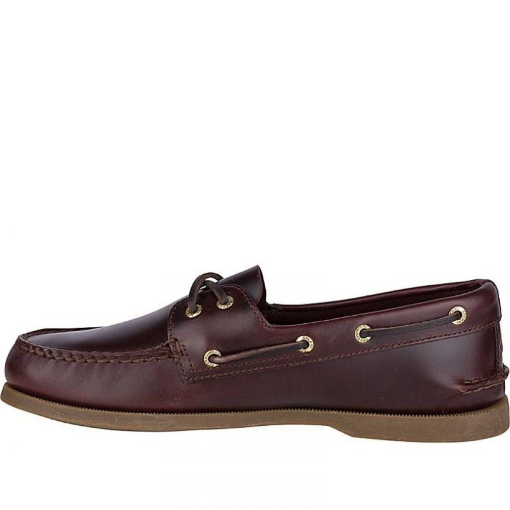 Sperry Men's Authentic Original 2 Eye Boat Shoe in Amaretto