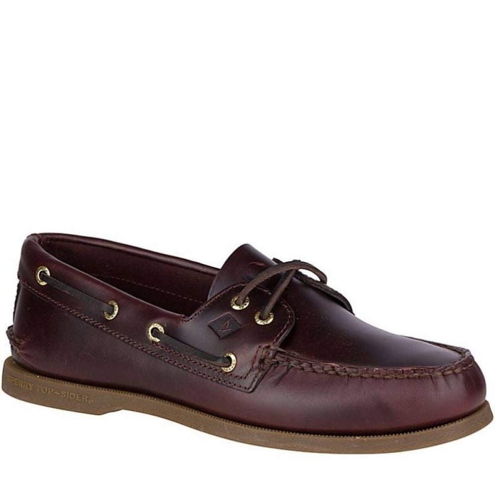 Sperry Men's Authentic Original 2 Eye Boat Shoe in Amaretto