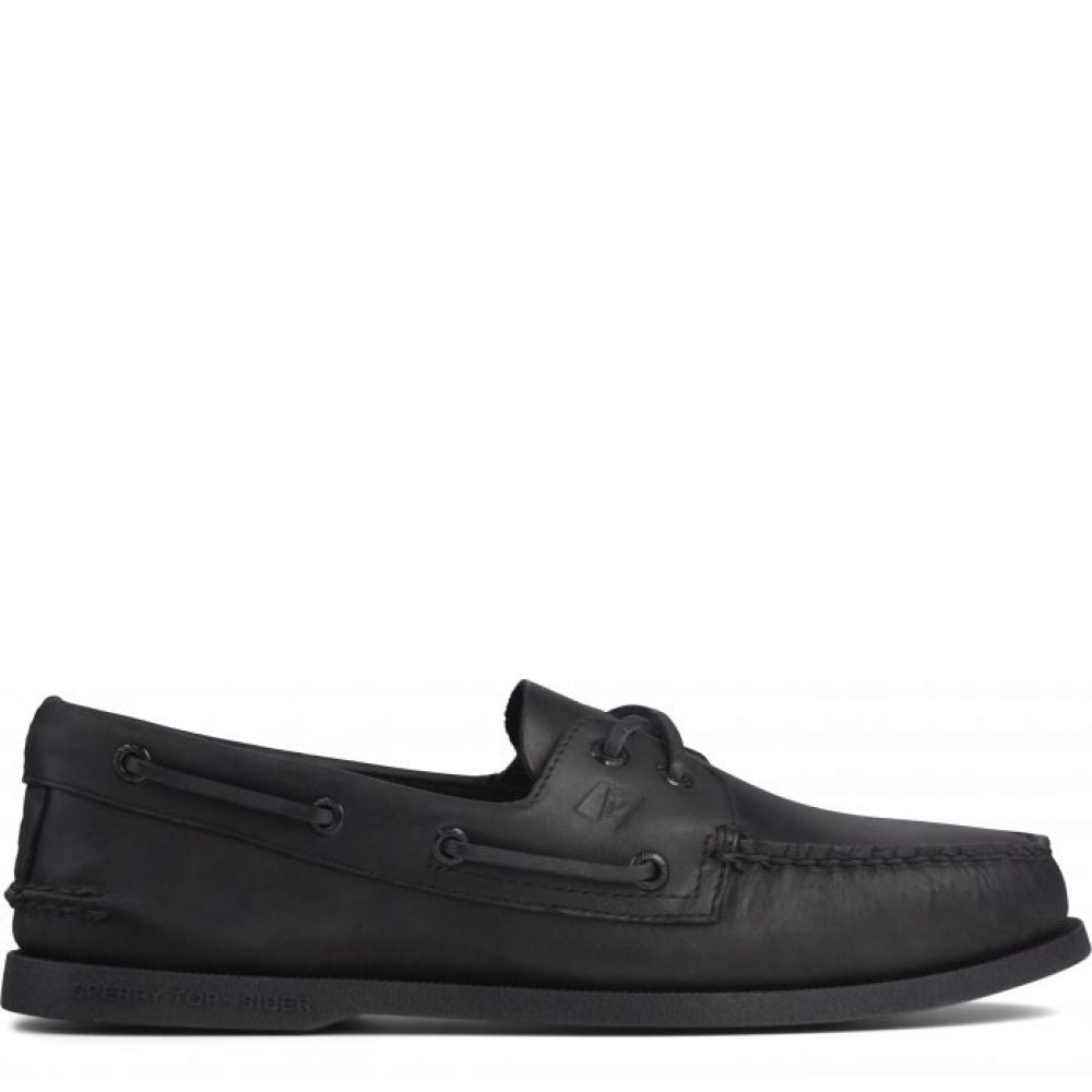 Sperry Men's Authentic Original 2 Eye Boat Shoes in Black
