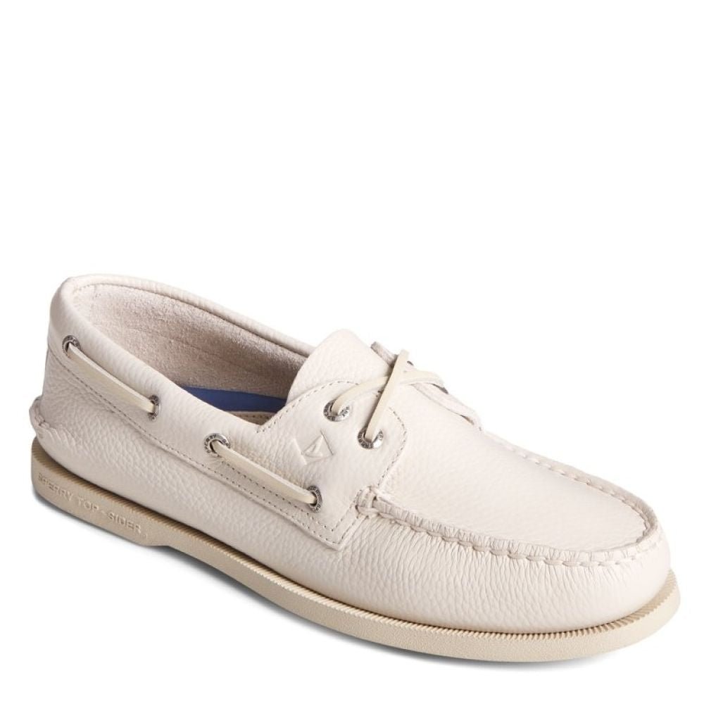 Sperry Men's Authentic Original 2 Eye Boat Shoes in White