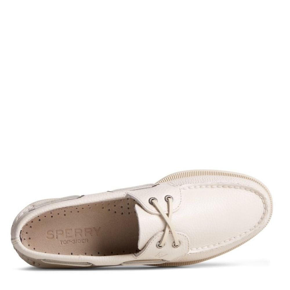 Sperry Men's Authentic Original 2 Eye Boat Shoes in White