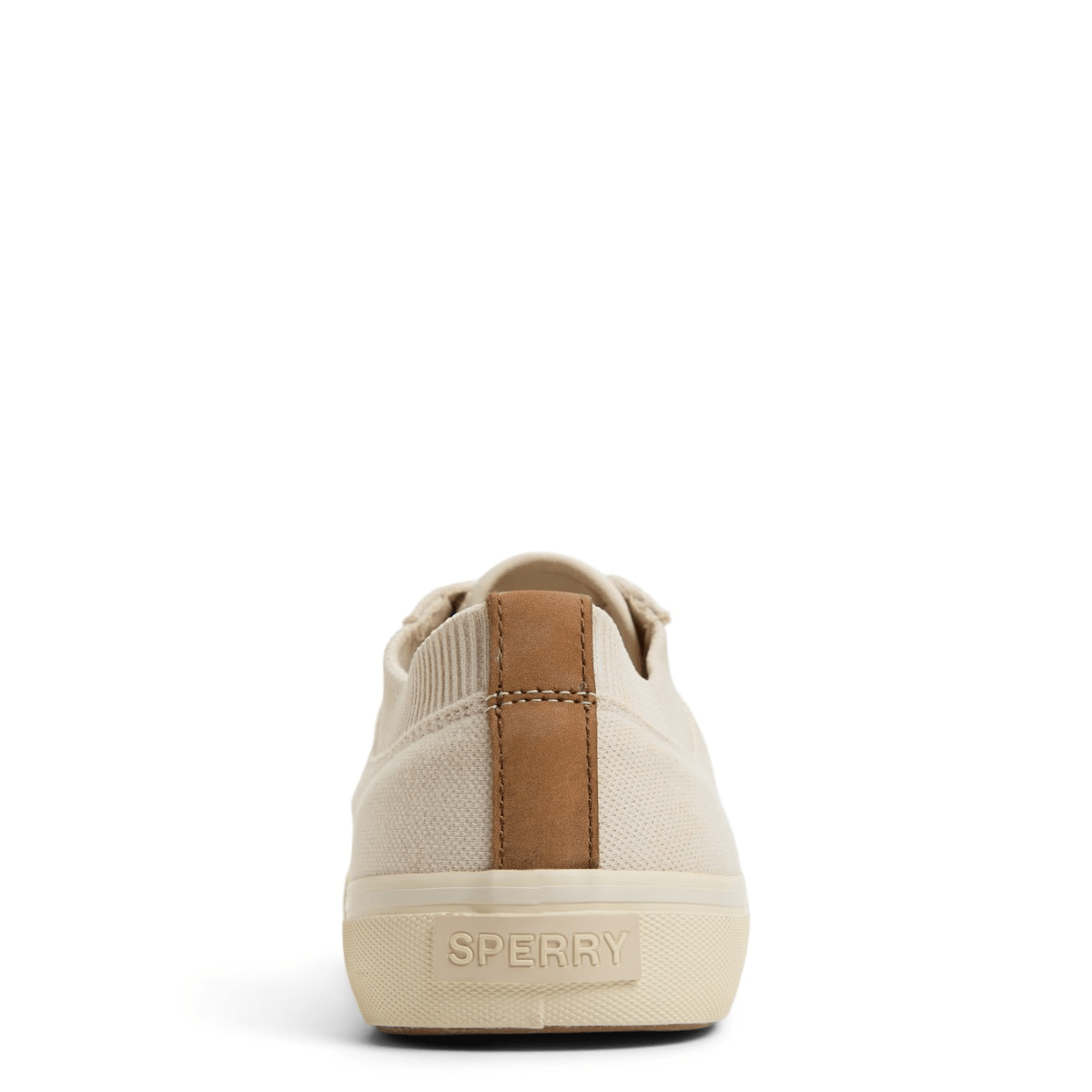 Sperry Men's Striper II Knit Sneaker in Bone