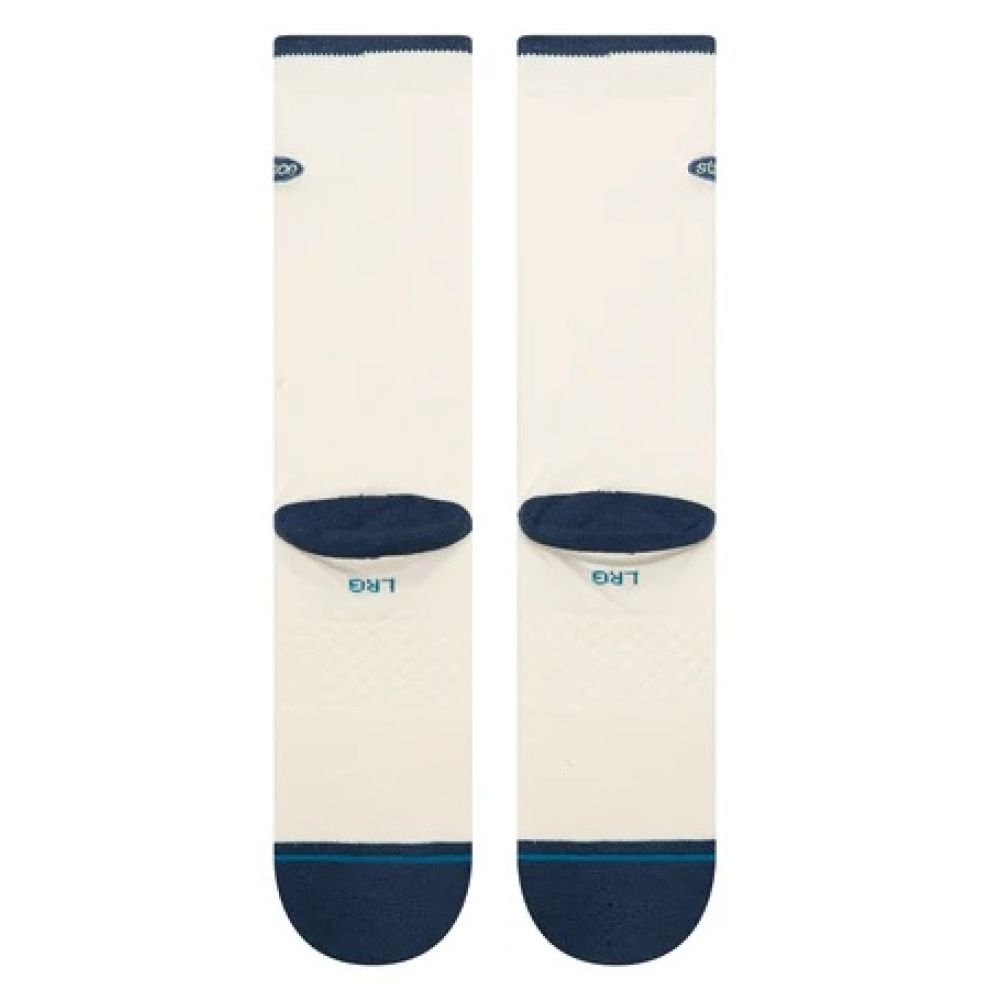 Stance Blurred Crew Socks in Canvas