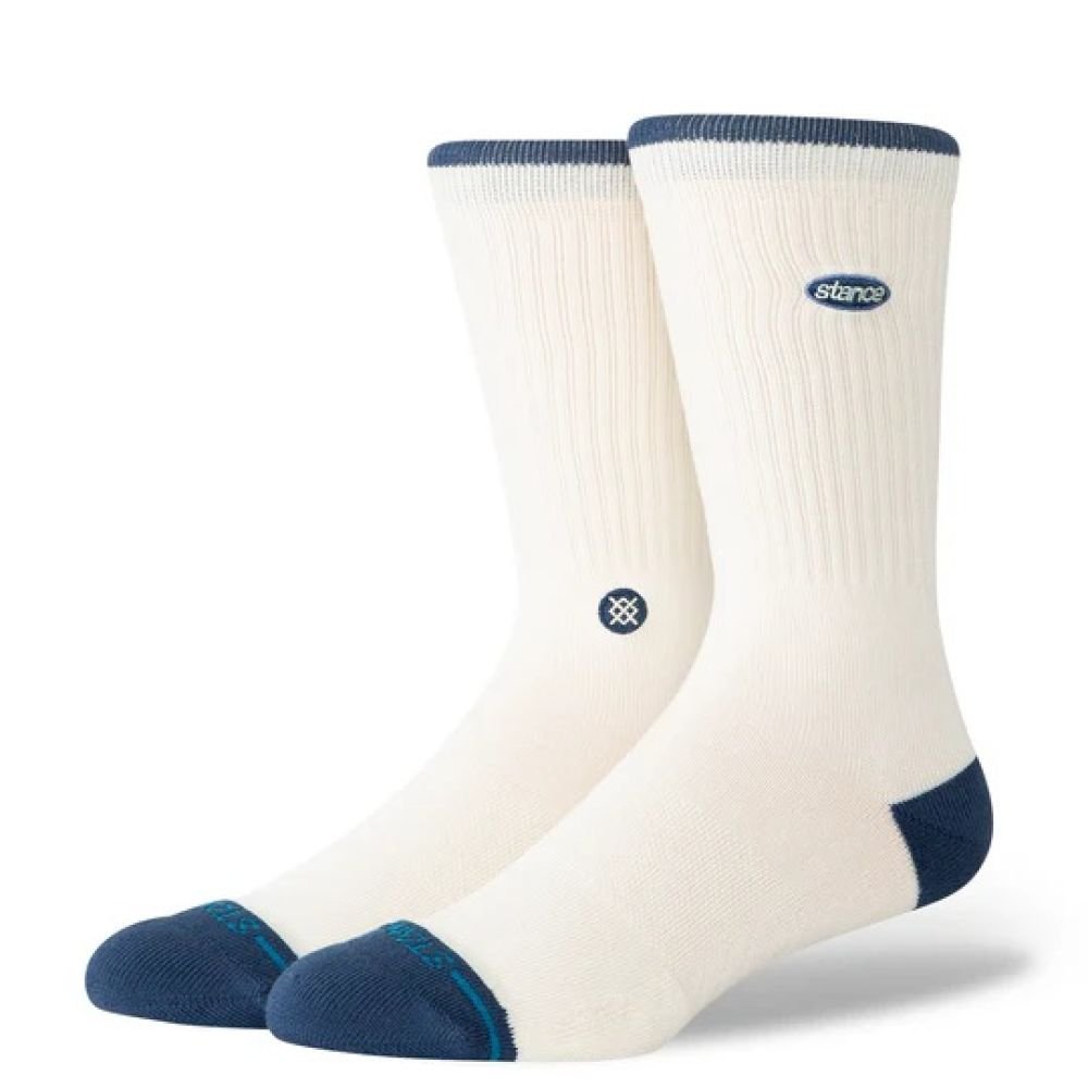 Stance Blurred Crew Socks in Canvas