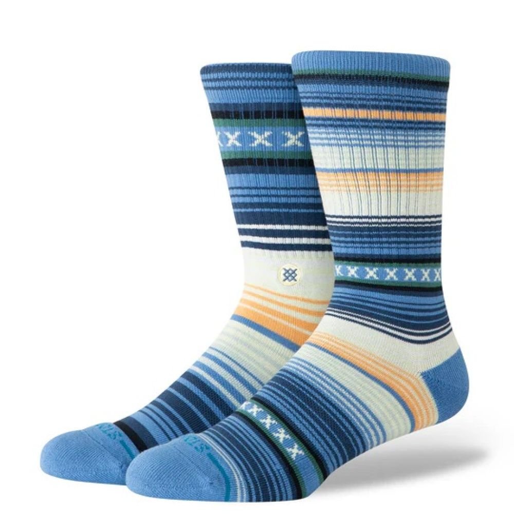 Stance Curren Crew Socks in Capri Blue