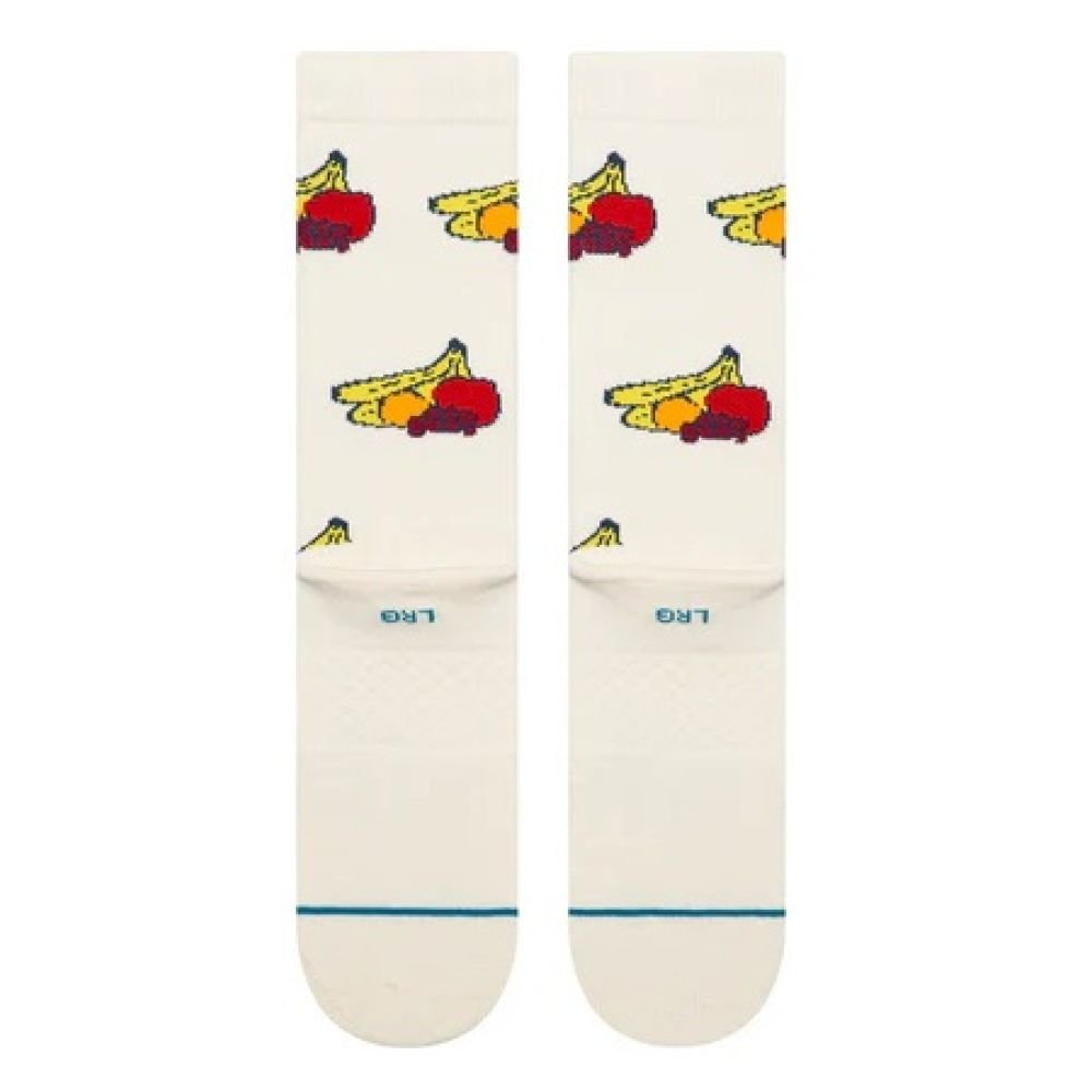 Stance Fruits Crew Socks in Canvas