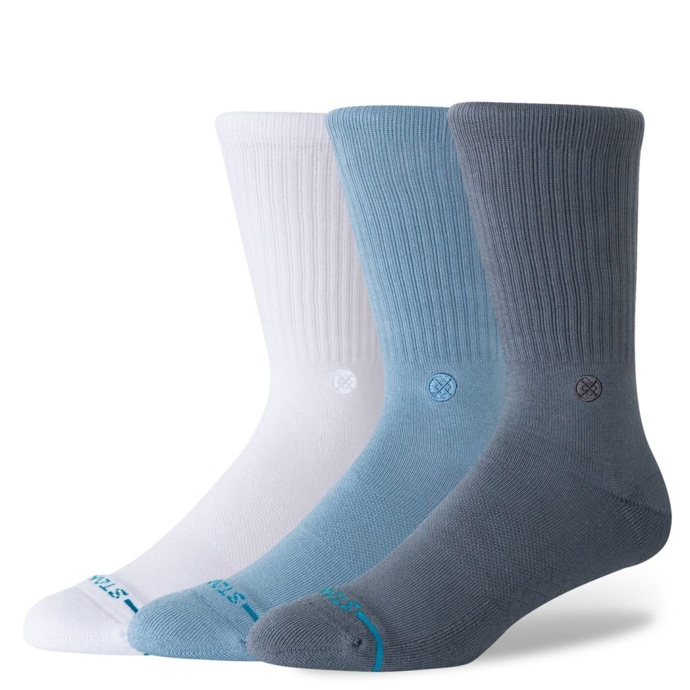 Stance Icon Crew Socks 3 Pack in Turbulence