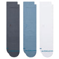 Stance Icon Crew Socks 3 Pack in Turbulence