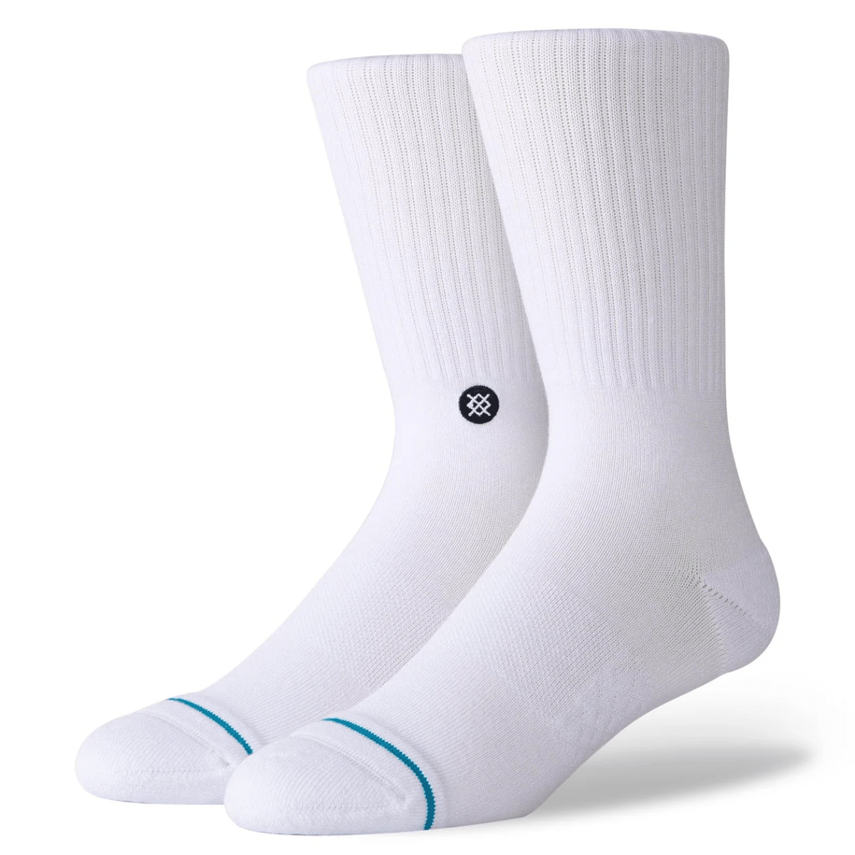 Stance Icon Crew Socks 3 Pack in White