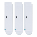 Stance Icon Crew Socks 3 Pack in White