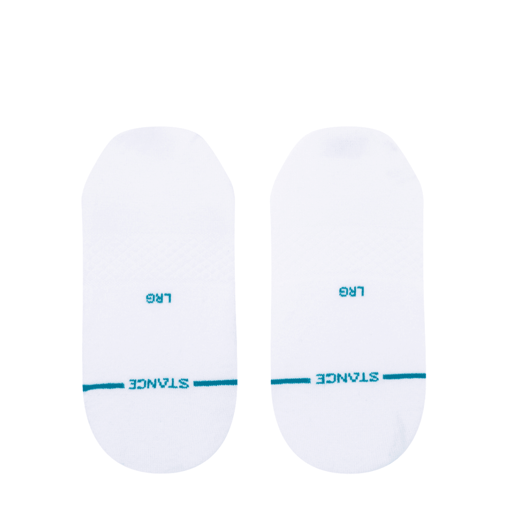 Stance Icon No Show Socks in White