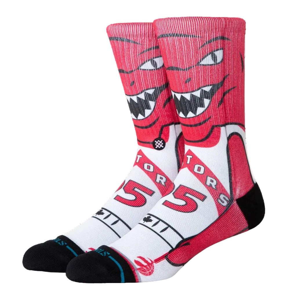 Stance Toronto Raptors Mascot Crew Socks in Multi