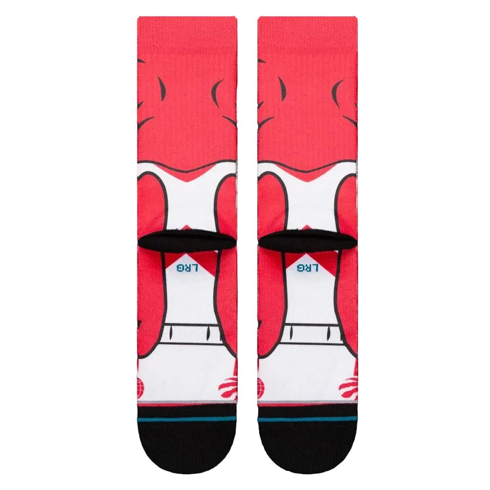 Stance Toronto Raptors Mascot Crew Socks in Multi