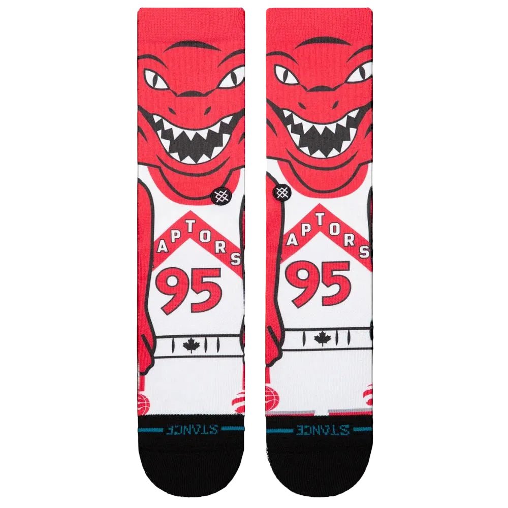 Stance Toronto Raptors Mascot Crew Socks in Multi