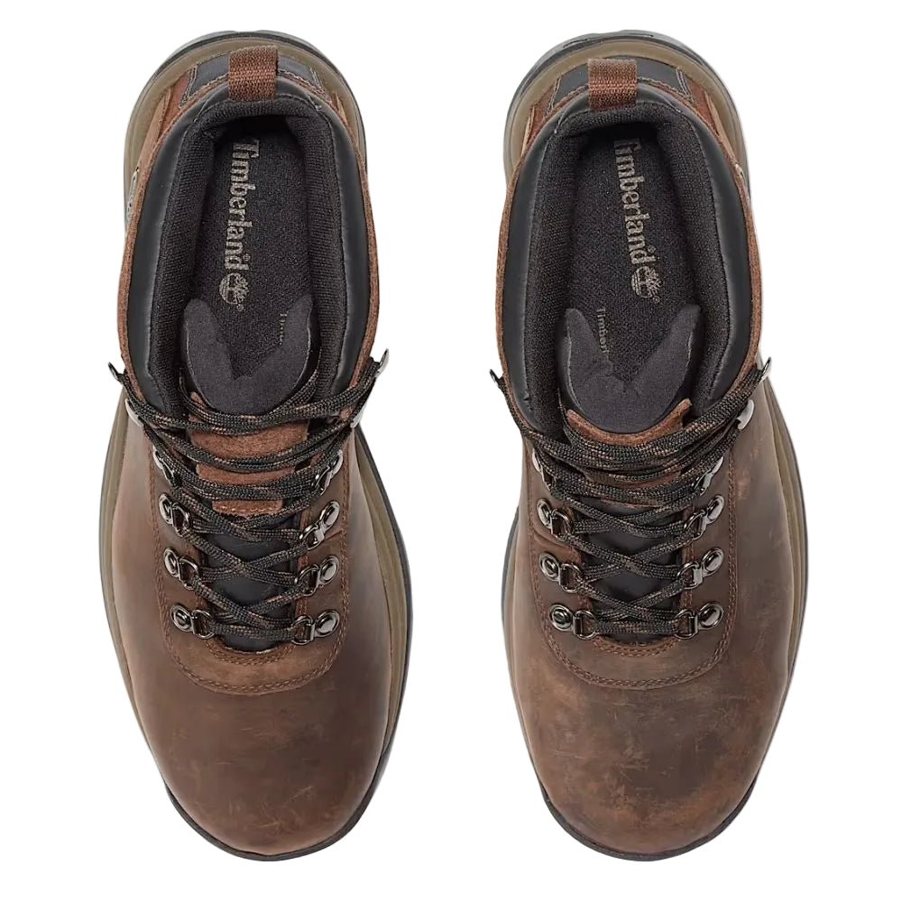 Timberland Men's Flume Waterproof Hiking Boot in Dark Brown
