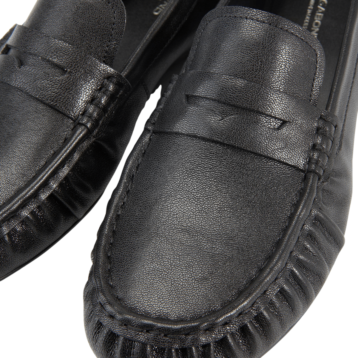 Vagabond Women's Aleya Loafers in Black Leather