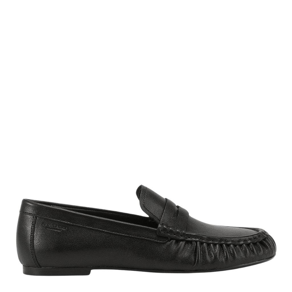 Vagabond Women's Aleya Loafers in Black Leather