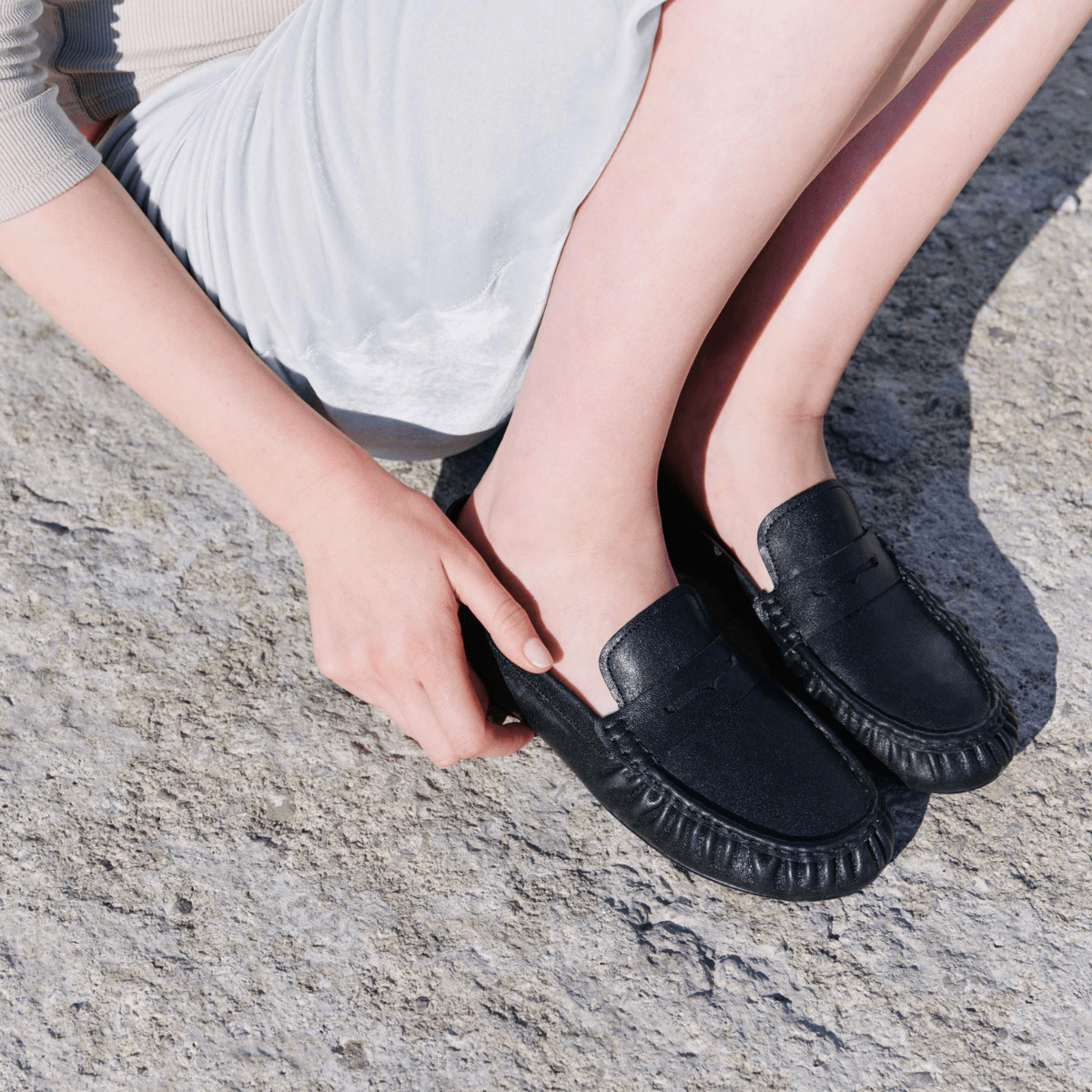Vagabond Women's Aleya Loafers in Black Leather