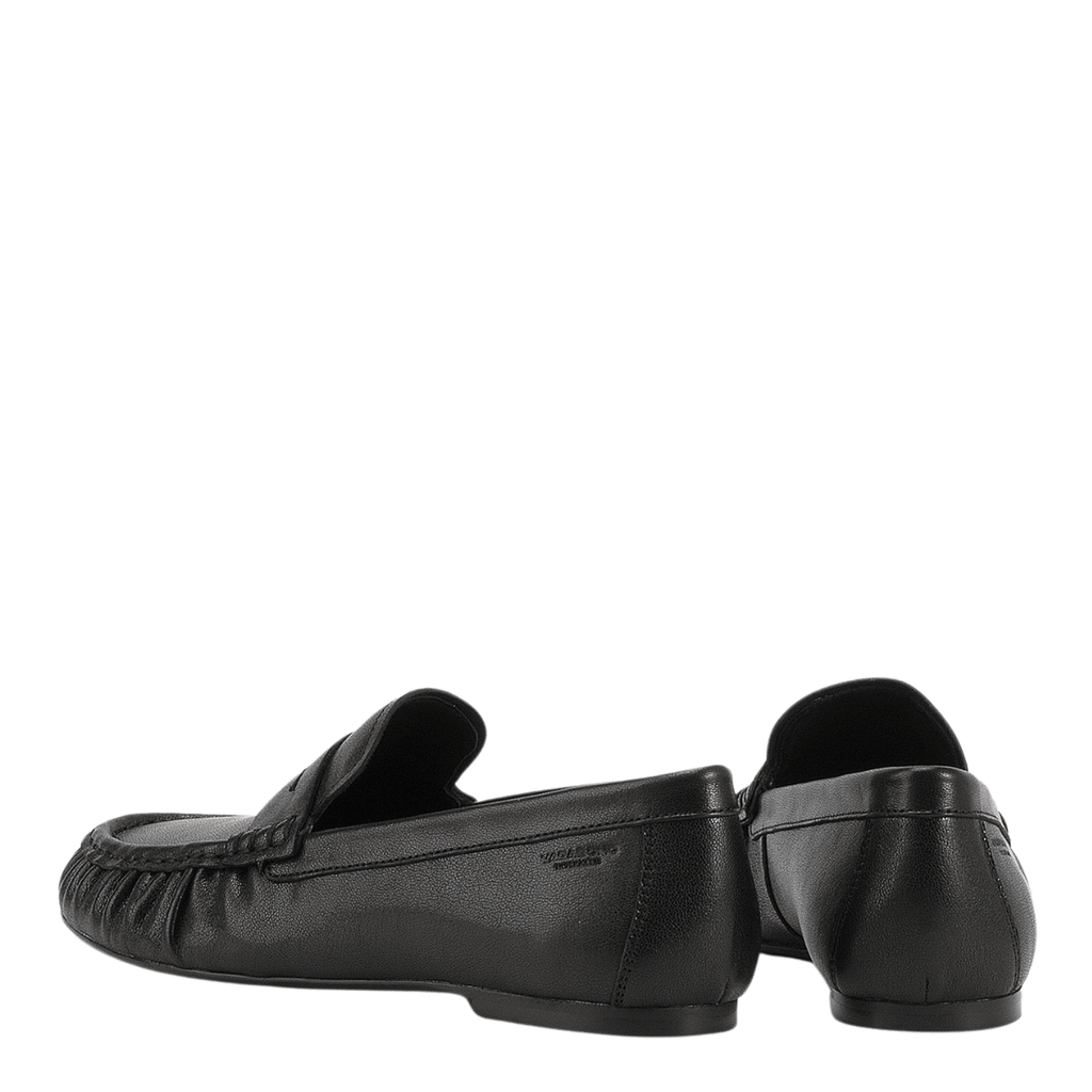 Vagabond Women's Aleya Loafers in Black Leather