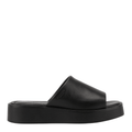 Vagabond Women's Danya Flatform Sandals in Black Leather
