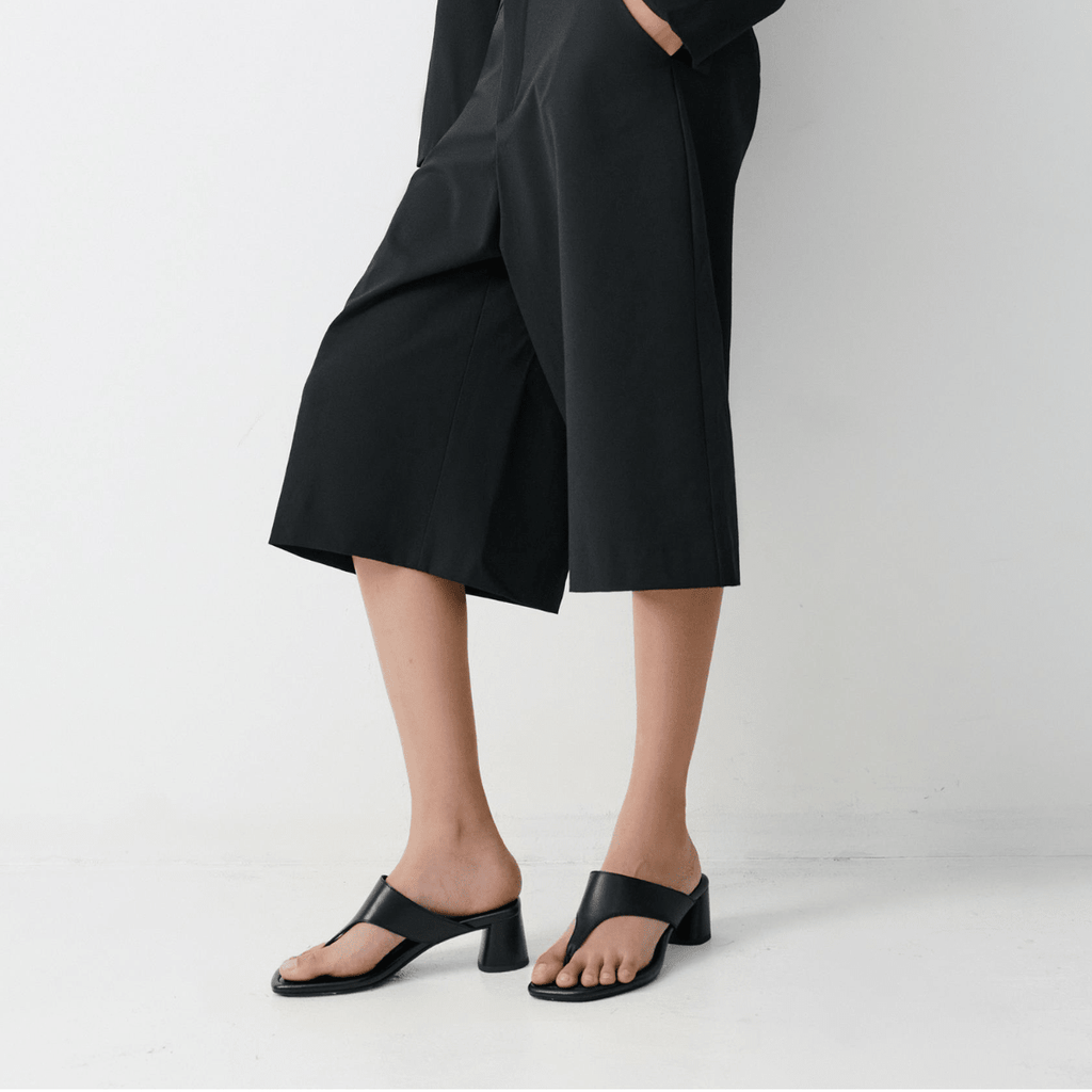 Vagabond Women's Evie Heeled Sandals in Black Leather