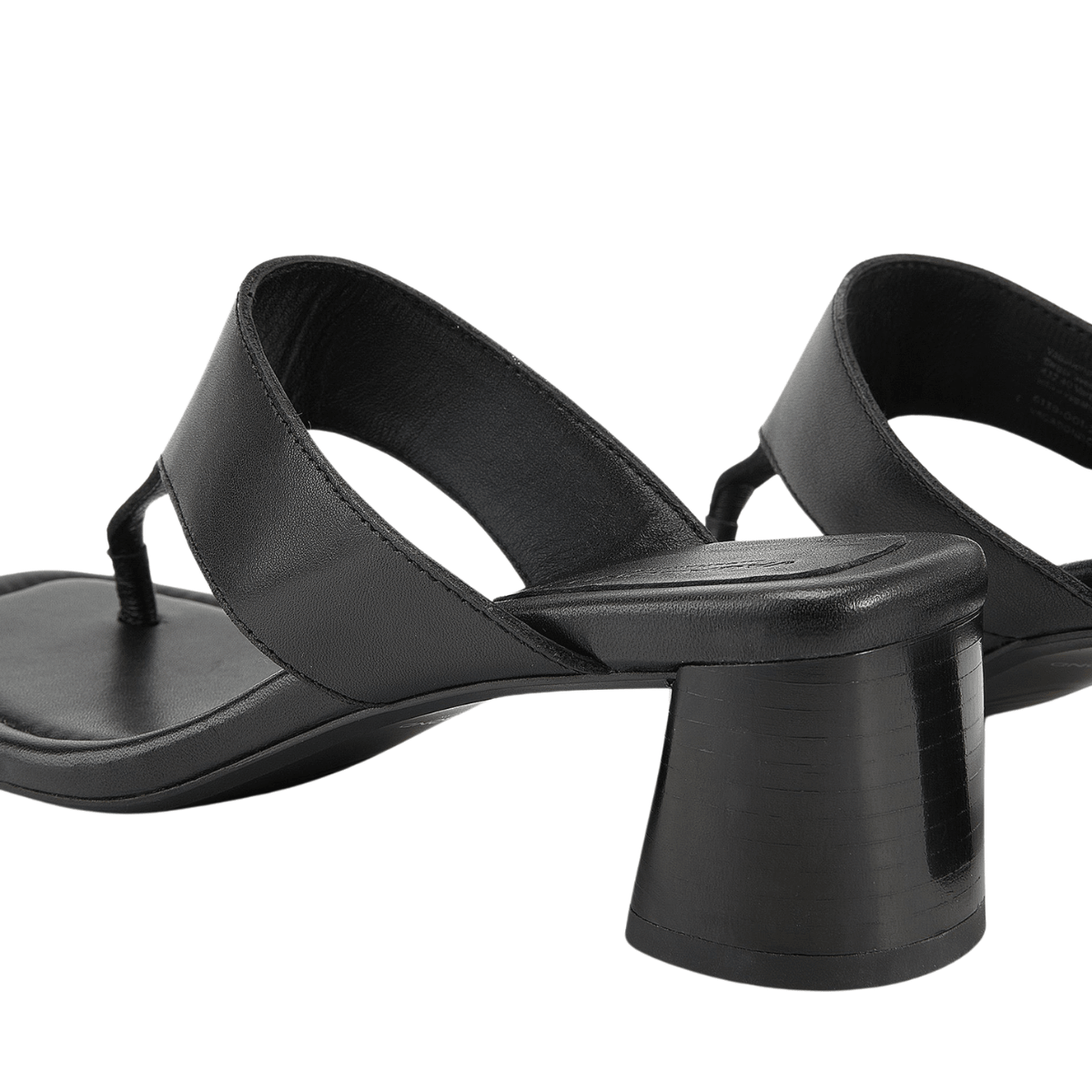 Vagabond Women's Evie Heeled Sandals in Black Leather